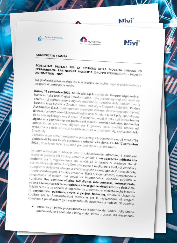 Comunicato stampa congiunto