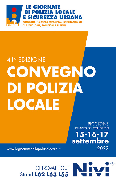 Nivi SpA a Riccione 2022: Le Giornate di Polizia Locale e Sicurezza Urbana