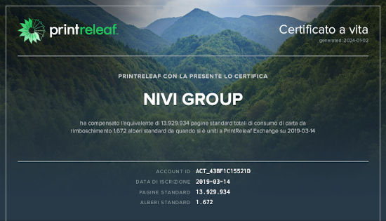 Nivi Group e l'Agenda 2030 per lo Sviluppo Sostenibile