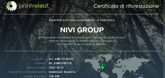 Nivi & PrintReleaf - Progetto di riforestazione in Madagascar